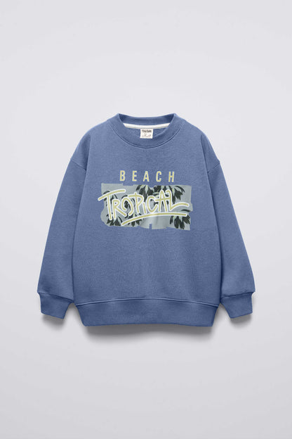 LFT Kid's Tropical Printed Minor Fault Fleece Sweat Shirt