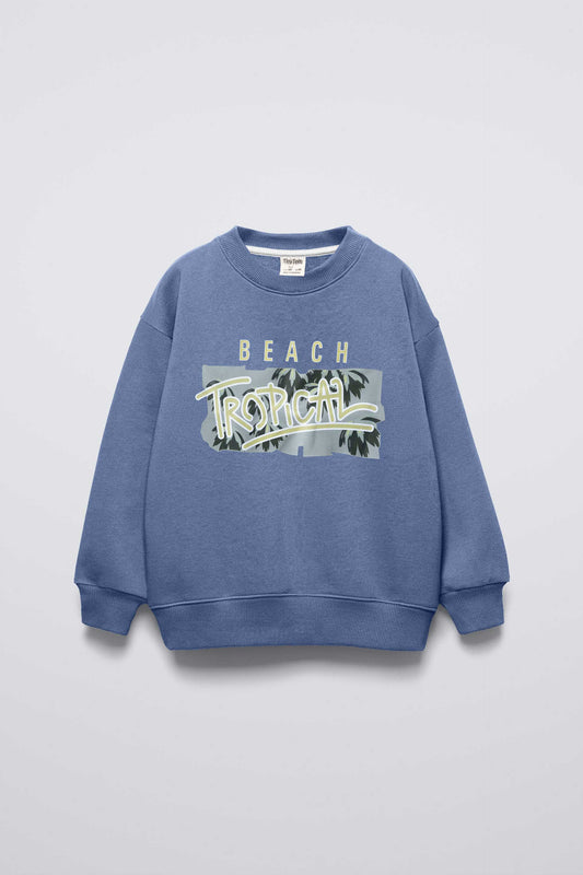 LFT Kid's Tropical Printed Minor Fault Fleece Sweat Shirt