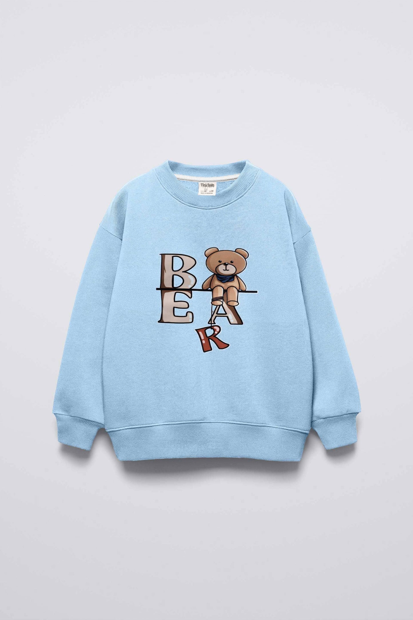 LFT Kid's Bear Printed Fleece Sweat Shirt