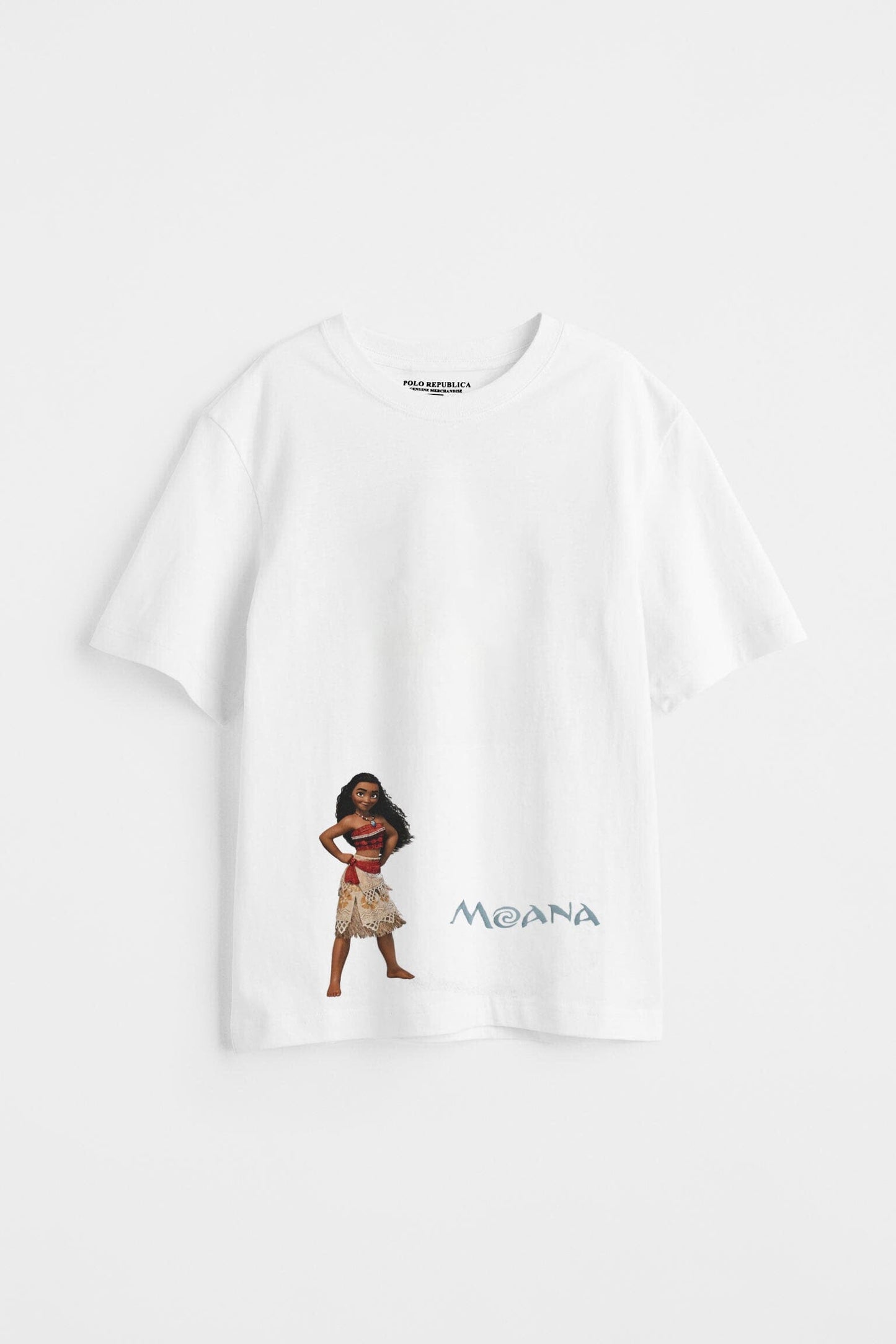 Polo Republica Girl's Superhero Moana Printed Tee Shirt Girl's Tee Shirt Polo Republica 