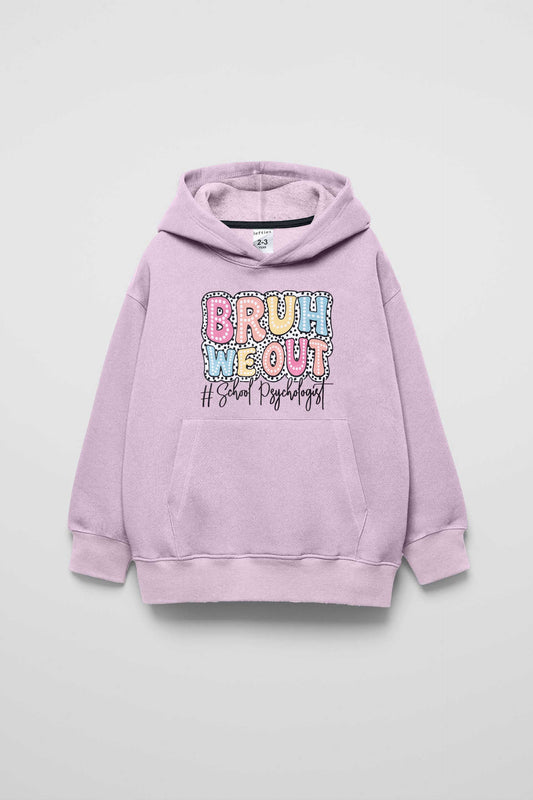 LFT Boy's Bruh We Out Fleece Minor Fault Pullover Hoodie