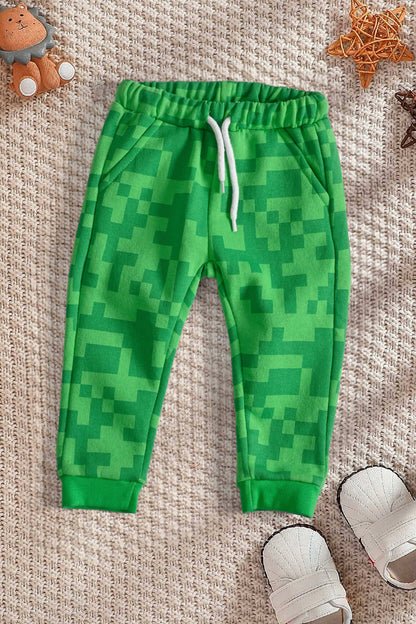 Lefties Kid's Cairo Design Fleece Jogger Pants Kid's Trousers SNR 