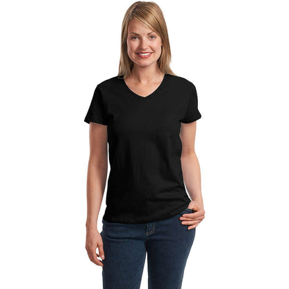 Women's Woliton Short Sleeve V-Neck Minor Fault Tee Shirt