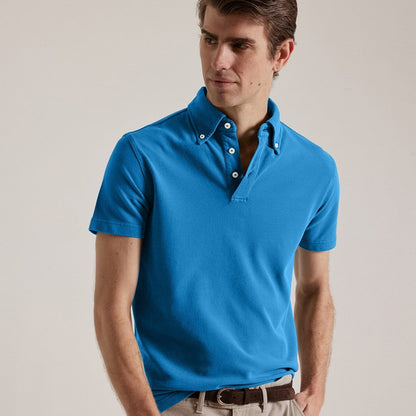 Polo Republica Men's Jetson Button Down Minor Fault Polo Shirt