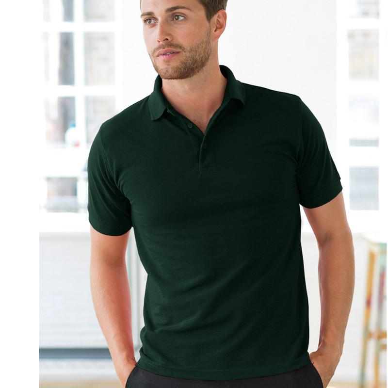 Men's Naharis Classic Short Sleeve Polo Shirt Men's Polo Shirt EGL Bottle Green XL 