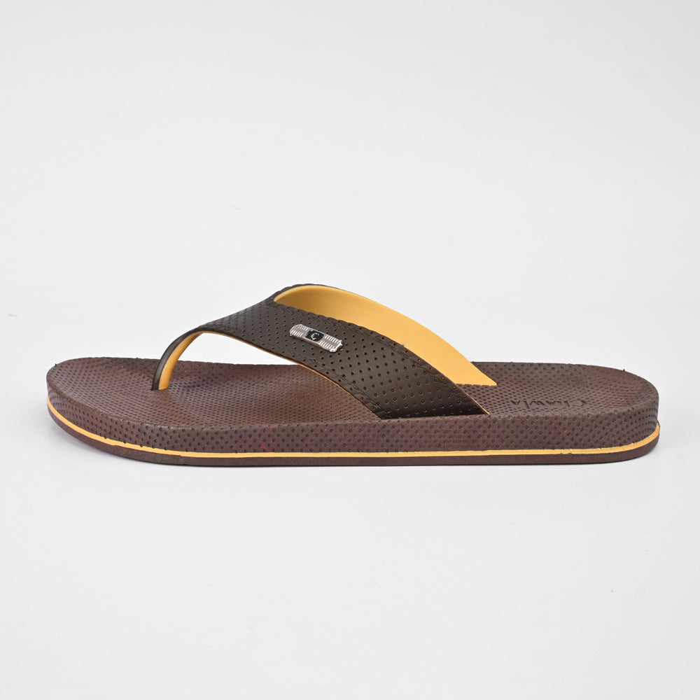 Designer leather best sale flip flops