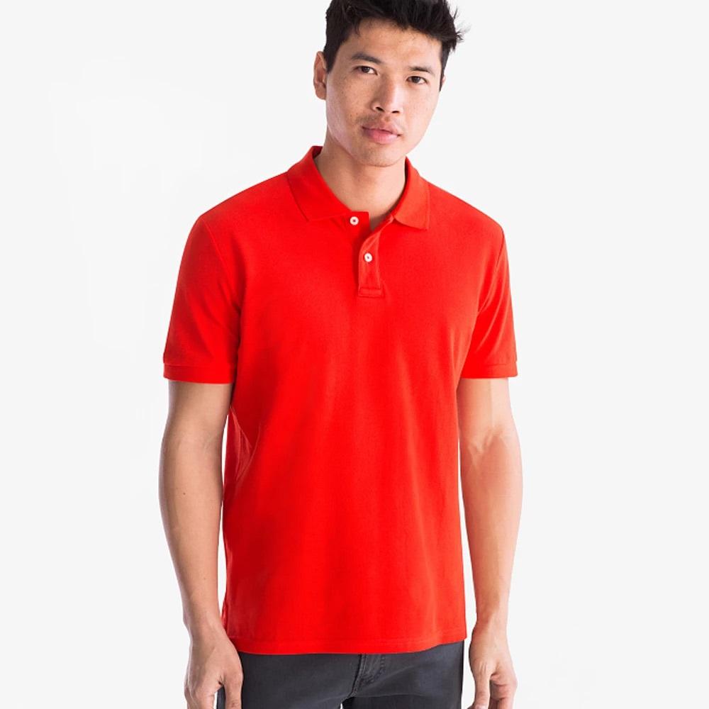 Men's Haslev Short Sleeves Minor Fault Polo Shirt Minor Fault Image Red 5XL 