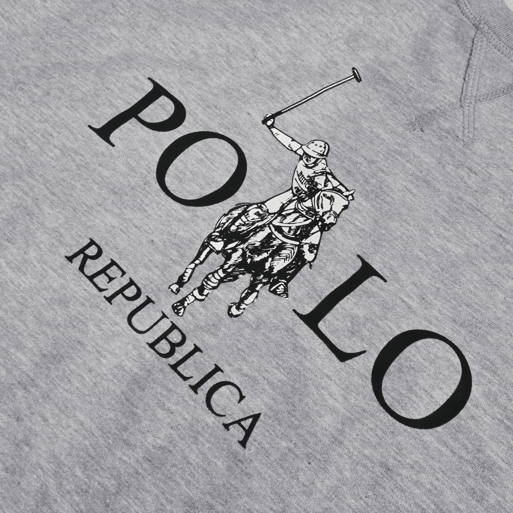 Polo Republica Men's Polo Player Printed Fleece Sweat Shirt Men's Sweat Shirt Polo Republica 