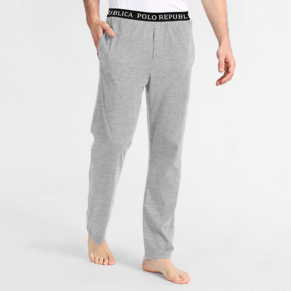 Polo Republica Men's Vodice Slim Fit Jersey Minor Fault Lounge Pants Minor Fault Polo Republica Heather Grey S 