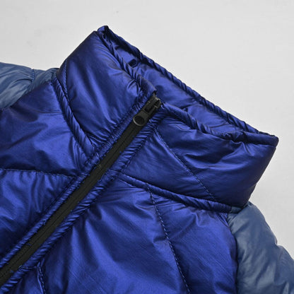 Zipper Inner Zigzag Raglan Max Fleece Quilted Jacket 21 Men\'s