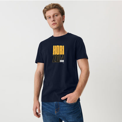 Polo Republica Men's Horizon Union Printed Crew Neck Tee Shirt Men's Tee Shirt Polo Republica Navy S 