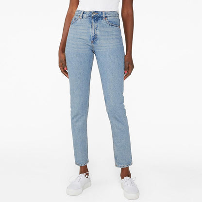 Monki Women's Light Wash Comfy Relaxed Fit Denim Women's Denim SRK 26 30 