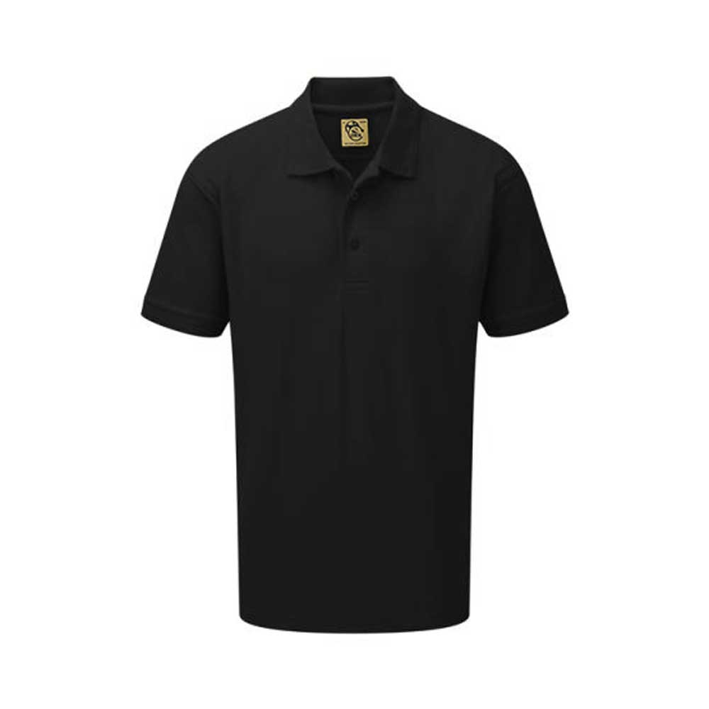 Men's Camrose Minor Fault Short Sleeve Polo Shirt Minor Fault Image Black XS 