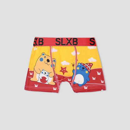 SLXB Kid's Comfortable Boxer Brief Kid's Underwear Bohotique Yellow S 