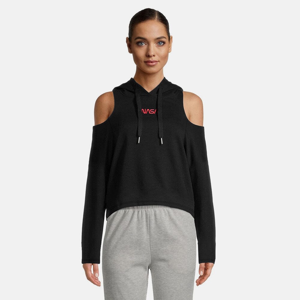 Black nasa hoodie women's hot sale