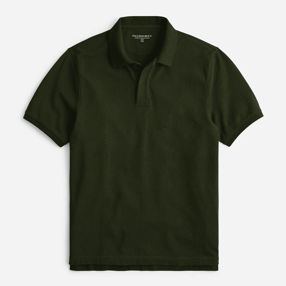 Polo Republica Men's Lecce Short Sleeve Minor Fault Polo Shirt Minor Fault Polo Republica Olive S 