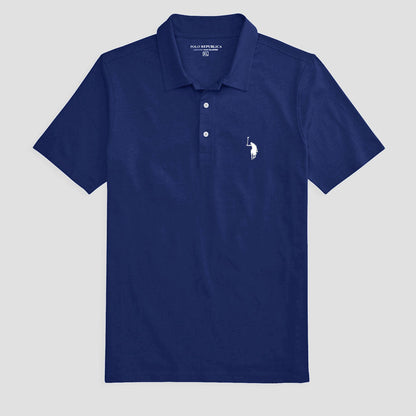 Men's Royal Blue Signature Polo Shirt