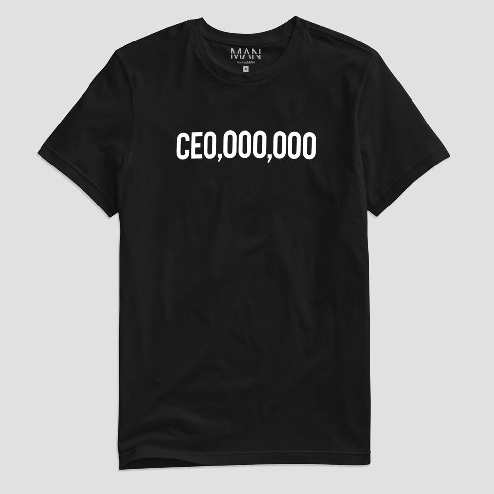 Men's CEO Millionaire Short Sleeves Tee Shirt