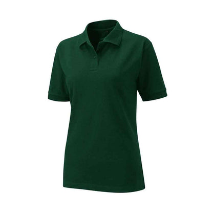 Vonitine Short Sleeve Polo Shirt Women's Polo Shirt Image Bottle Green 10 