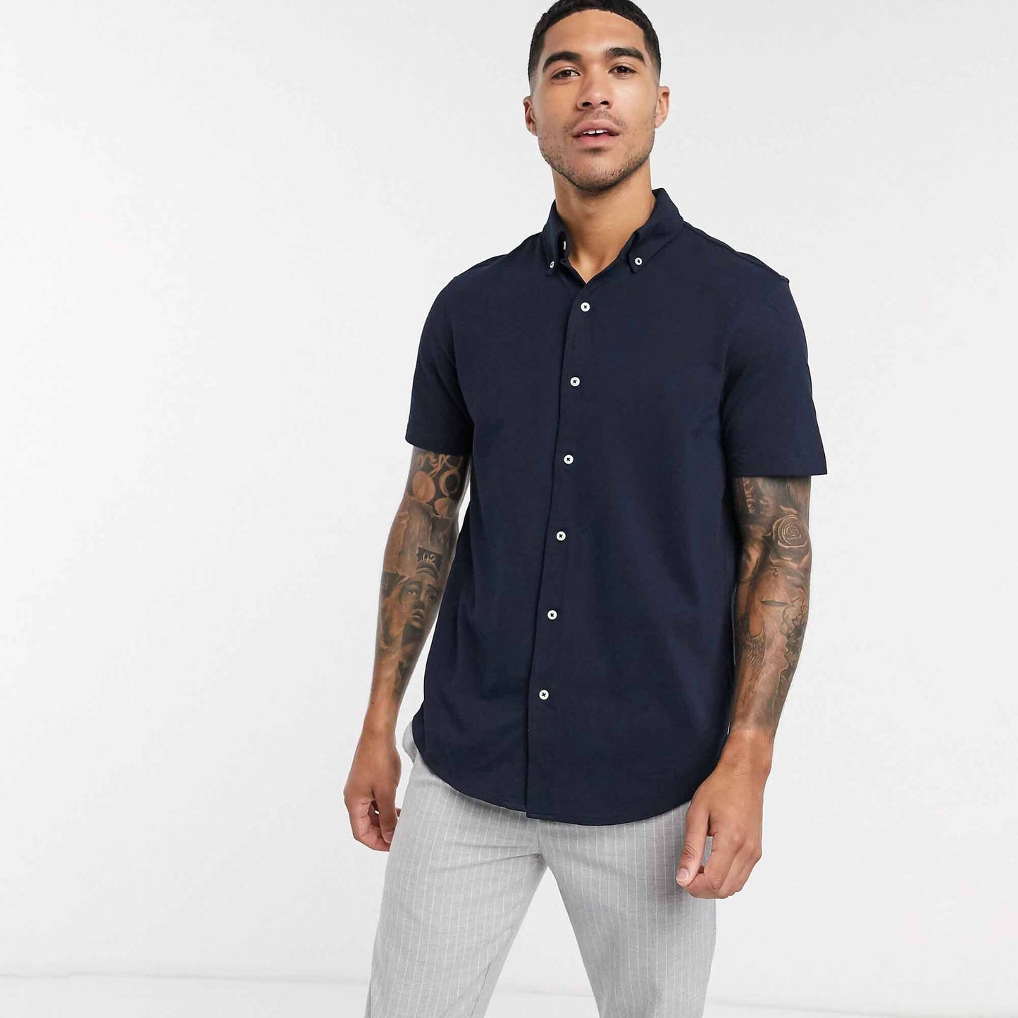 Polo Republica Men's Short Sleeve Pique Minor Fault Casual Shirt