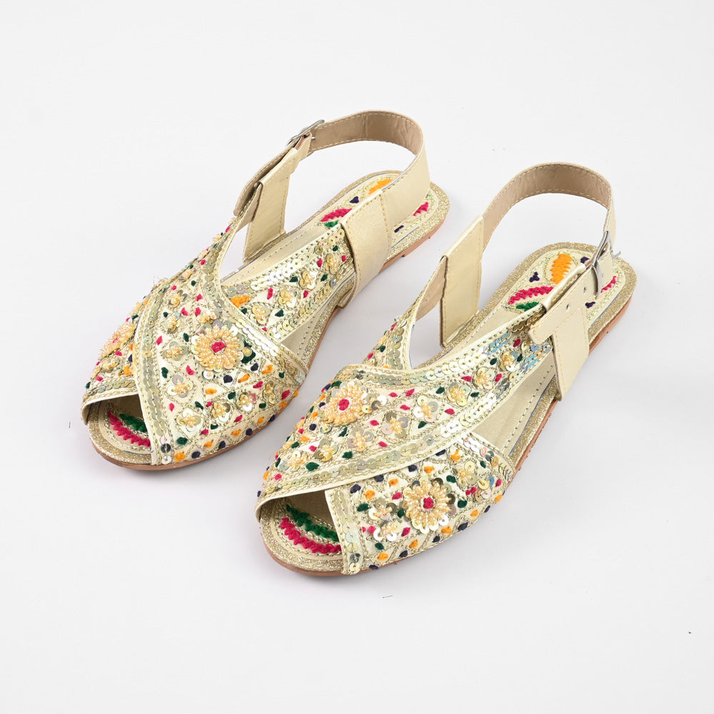 Women's Alicante Embellishment Design Peshwari Chappal Women's Shoes SNQ 