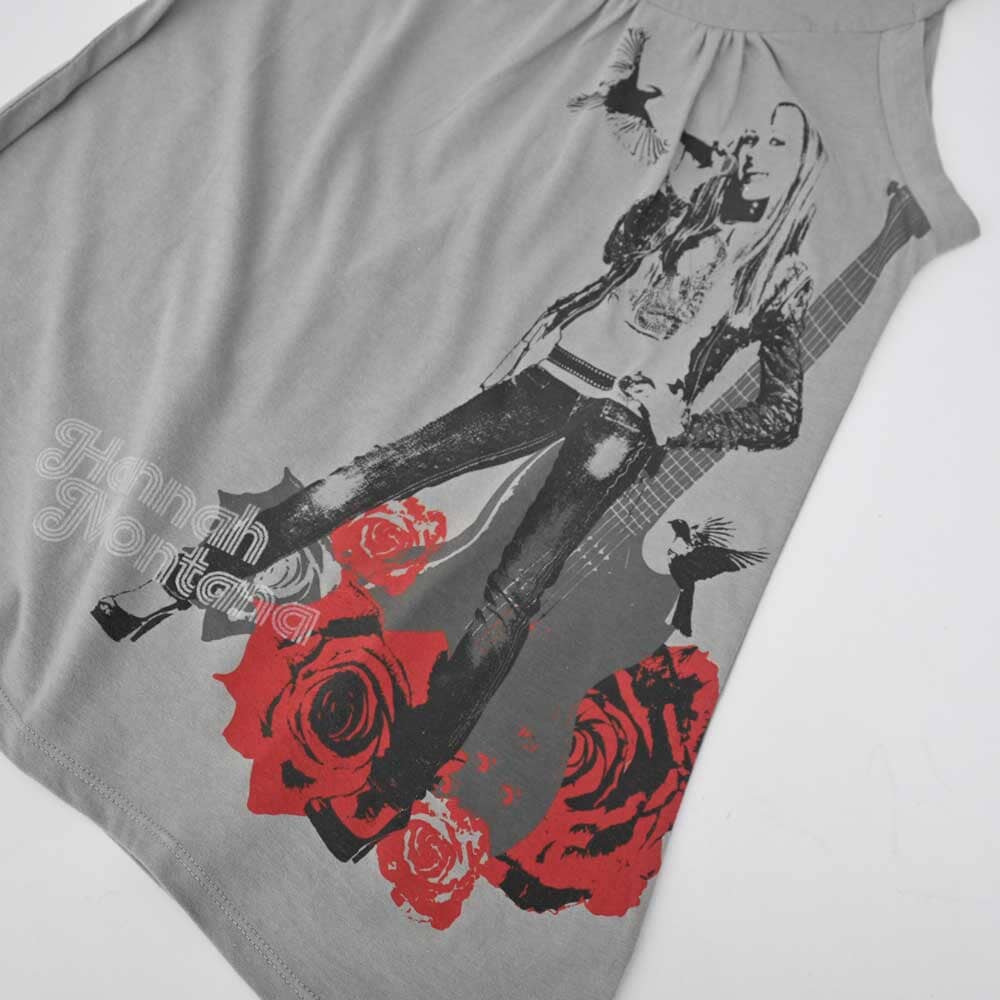 Women's Hannah Montana Guitar Printed Top Women's Casual Top IST 