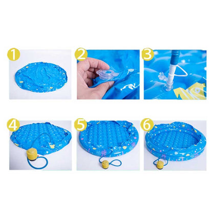 Kid's Inflatable 3 Ring Circles Swimming Pool Swimming Pool Sunshine China 