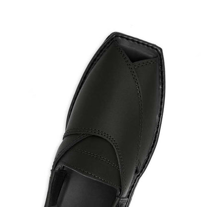 Premium Leather Men's Khedi With Padded Insole Men's Shoes SNAN Traders Black EUR 40 