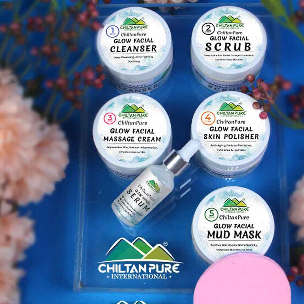 Chiltan Pure Glow Deep Cleansing Facial Kit - Set Of 7 – elo