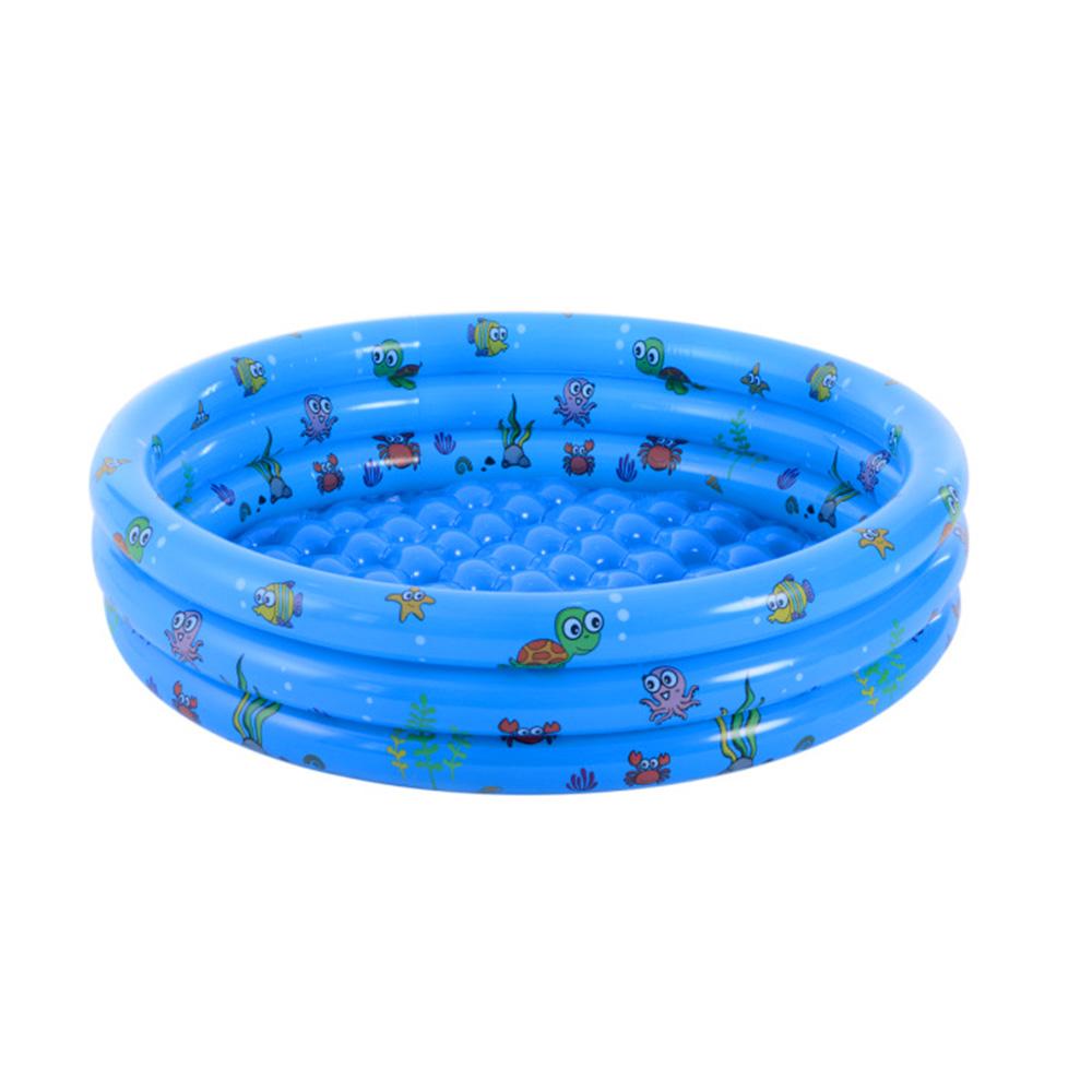 Kid's Inflatable 3 Ring Circles Swimming Pool Swimming Pool Sunshine China Blue 