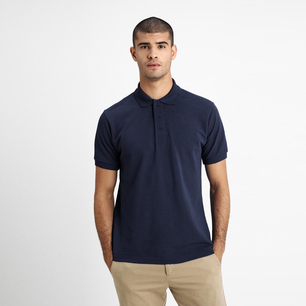 UNR Men's Solid Minor Fault Polo Shirt Minor Fault Image Navy XS 