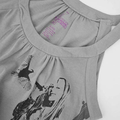 Women's Hannah Montana Guitar Printed Top Women's Casual Top IST 