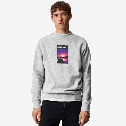 HAS Apparel Men's Sundown Printed Long Sleeve Sweat Shirt Men's Sweat Shirt HAS Apparel 