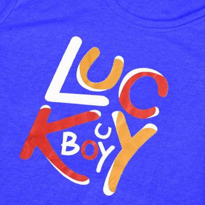 Junior Kid's Lucky Boy Printed Tee Shirt Boy's Tee Shirt SZK 