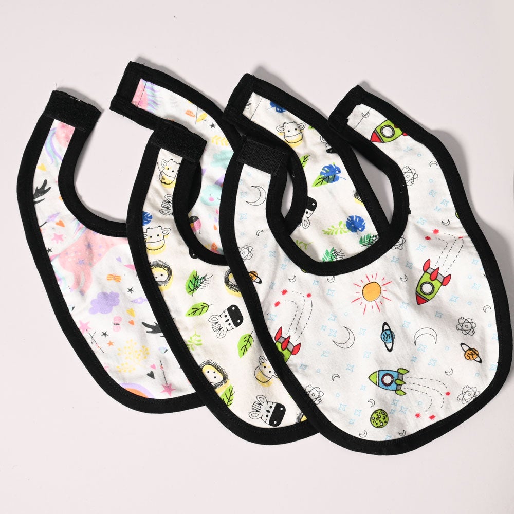 Environment Design Printed Velcro Baby Bib Kid's Accessories Polo Republica 