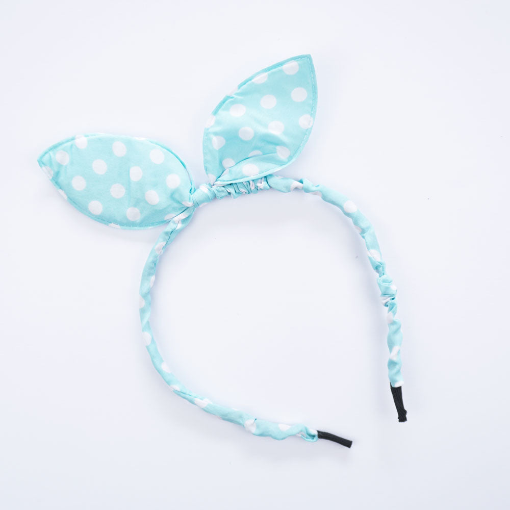 Kid's Bunny Ear Polka Dots Sequence Style Beautiful Head Band Jewellery Al Barka Fashion House Sky 