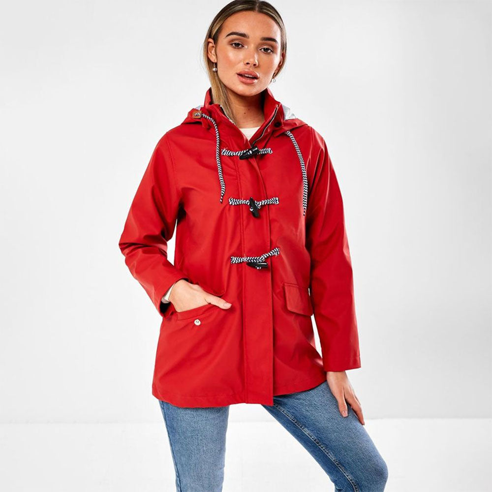 Gerard Women's Rimini Drawstring Rain Jacket Women's Jacket SZK Maroon XS 