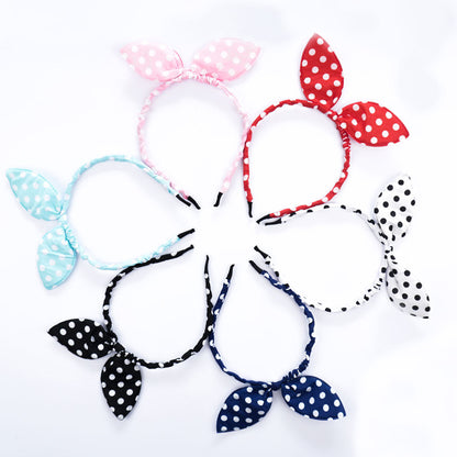 Kid's Bunny Ear Polka Dots Sequence Style Beautiful Head Band Jewellery Al Barka Fashion House 