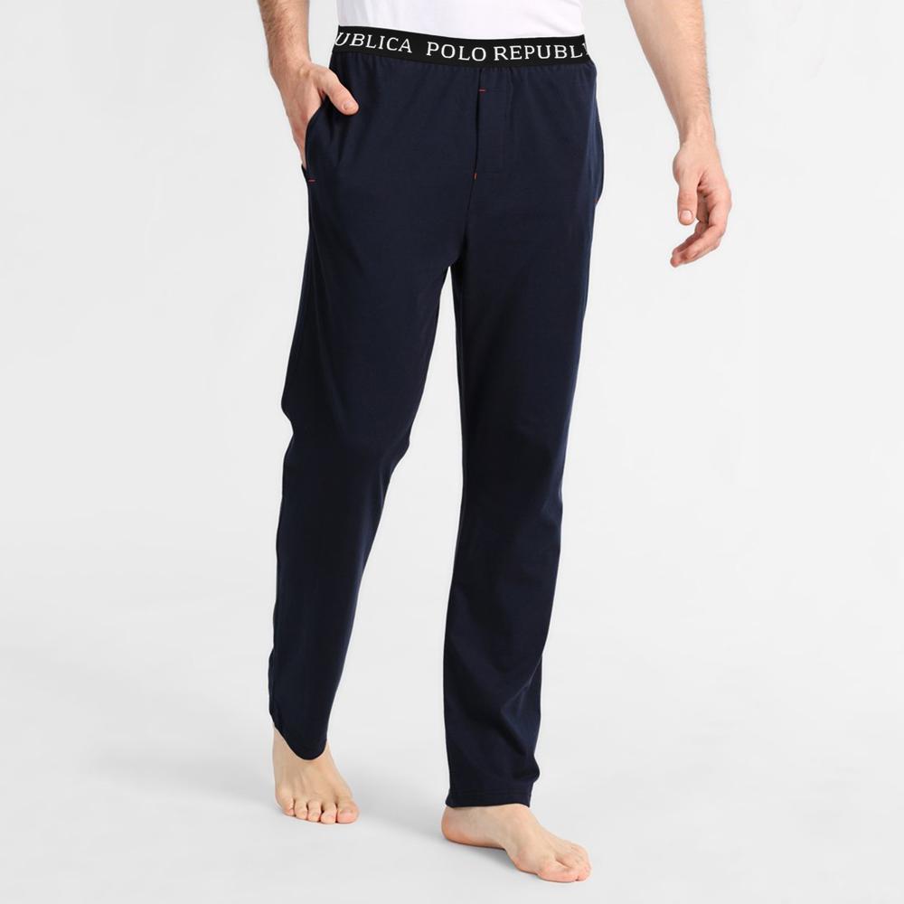 Polo Republica Men's Vodice Slim Fit Jersey Minor Fault Lounge Pants Minor Fault Polo Republica Navy S 