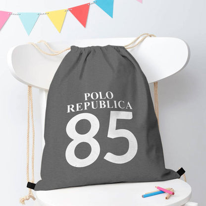 Polo Republica 85 Kazuno Drawstring Bag Drawstring Bag Polo Republica Graphite 