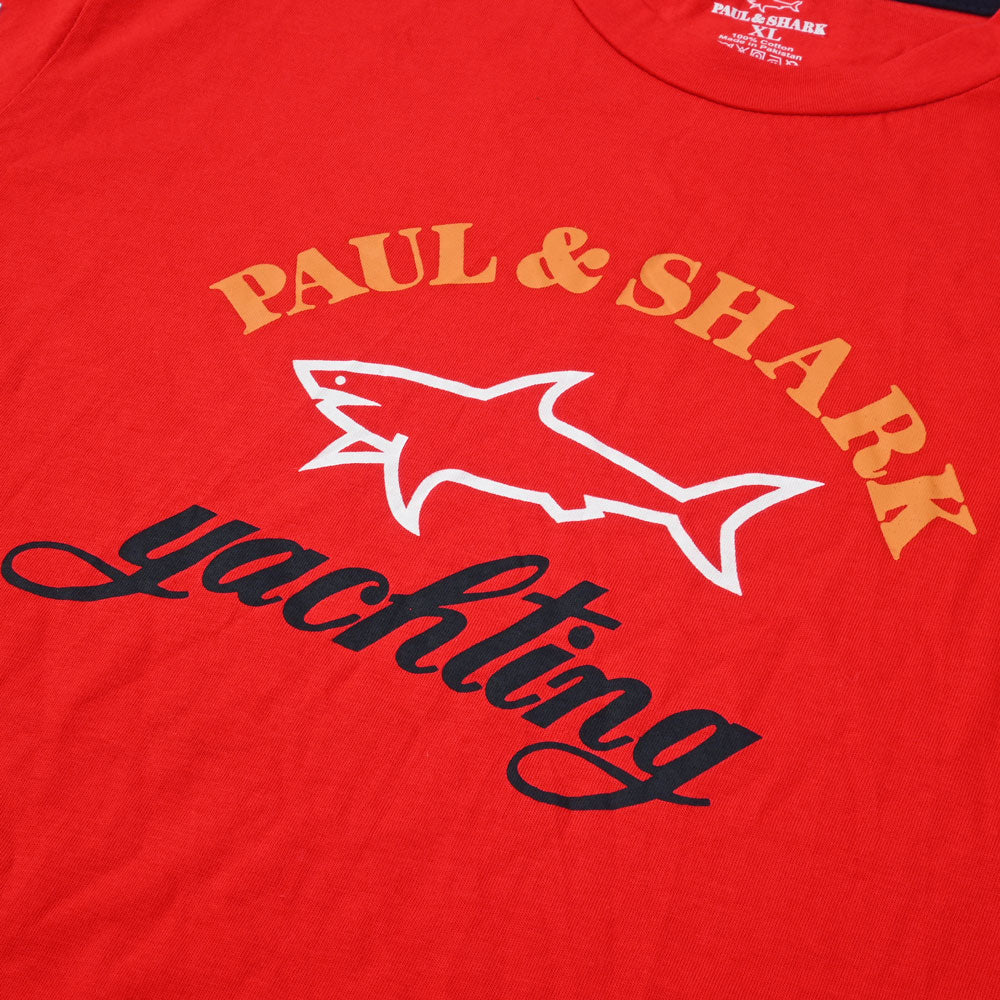 Paul & Shark Men's Printed Crew Neck Tee Shirt Men's Tee Shirt RAT 