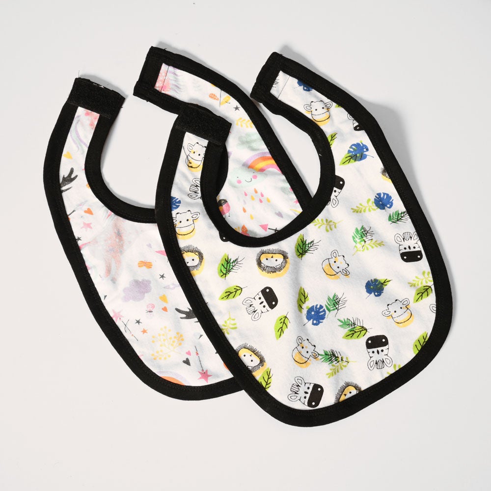 Environment Design Printed Velcro Baby Bib Kid's Accessories Polo Republica Assorted 