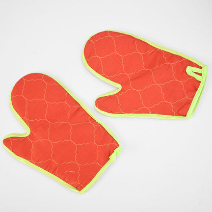 Buwenge Cotton Heat Resistant Oven Gloves Pair Kitchen Accessories RAM D11 