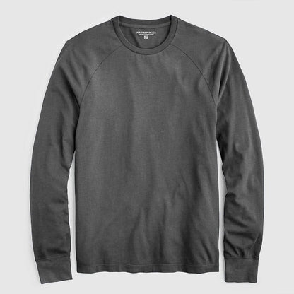 Polo Republica Men's Raglan Long Sleeve Minor Fault Tee Shirt Minor Fault Polo Republica Graphite S 