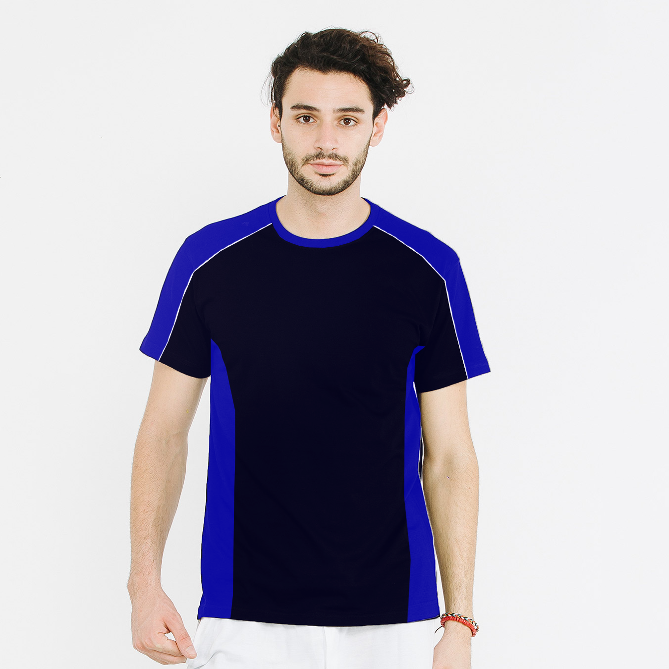 Men's Minor Fault Contrast Crew Neck Tee Shirt