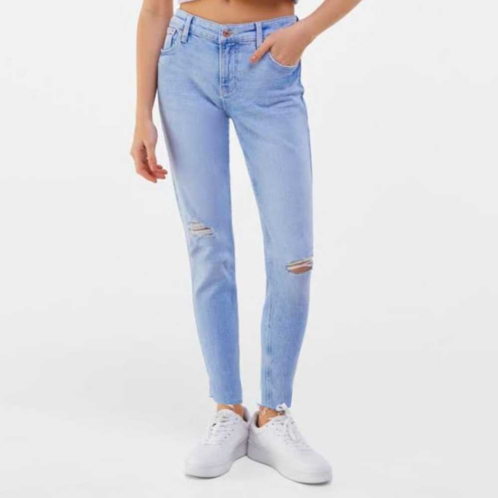 F&F Women's Rubik Distressed Style Skinny Fit Denim Women's Denim HAS Apparel 