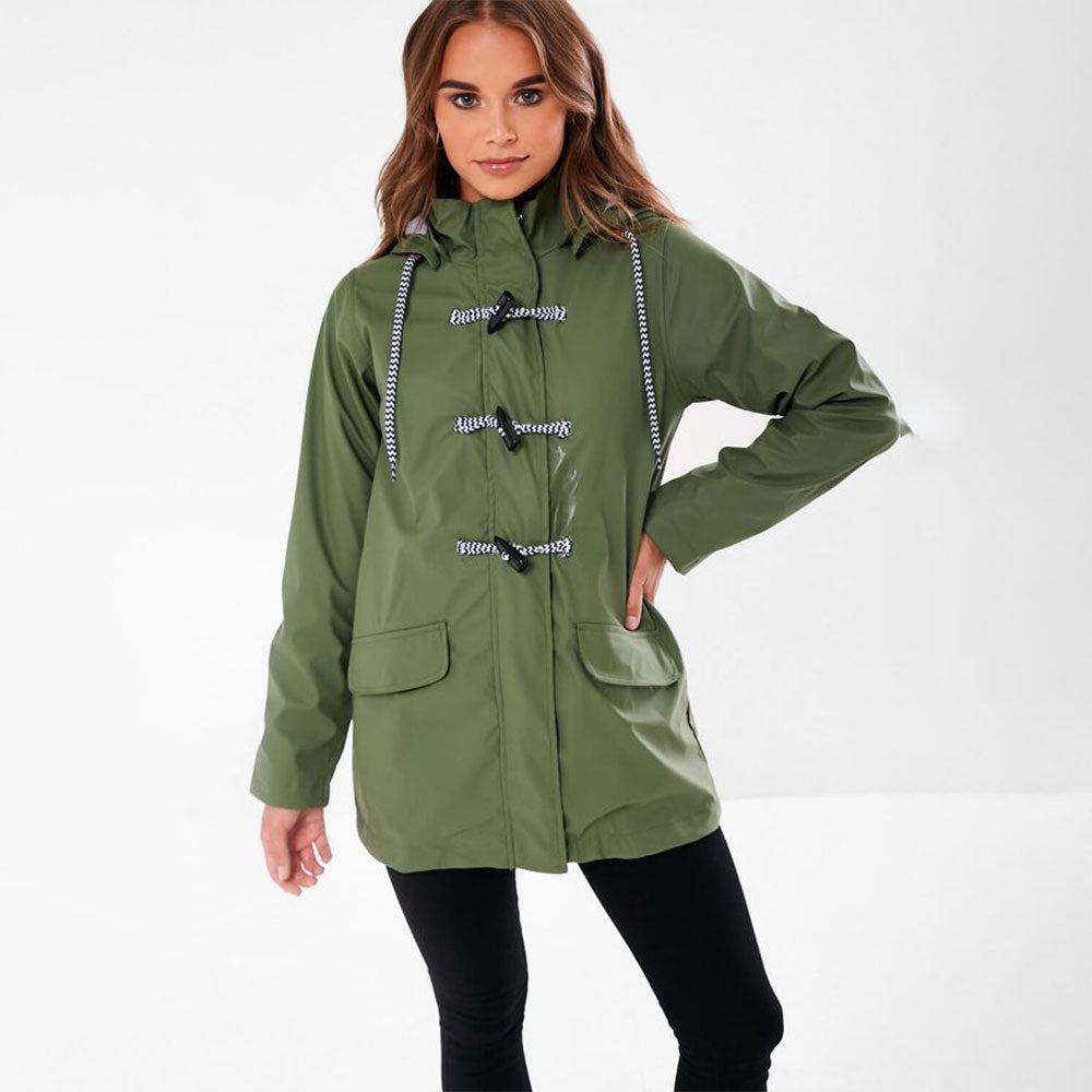 Gerard Women's Rimini Drawstring Rain Jacket Women's Jacket SZK Olive XS 