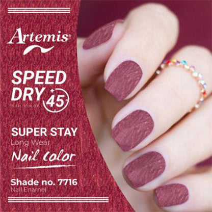 Artemis Women's Speed Dry Color Nail Polish Health & Beauty AYC 7716 