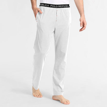 Polo Republica Men's Vodice Slim Fit Jersey Minor Fault Lounge Pants Minor Fault Polo Republica White S 