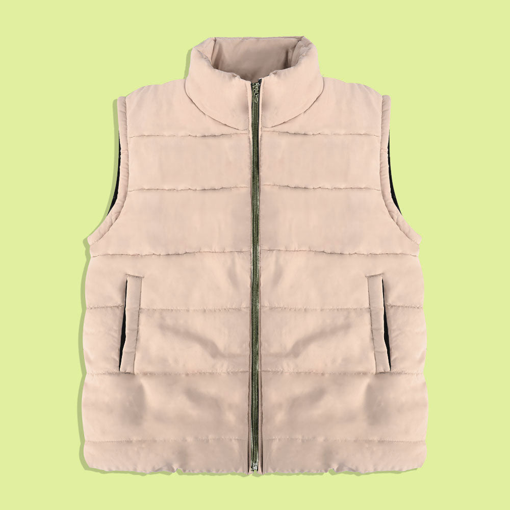 Rising Unisex Horten Zipper Body Warmer Gilet Unisex Gilet IST Light Beige S 